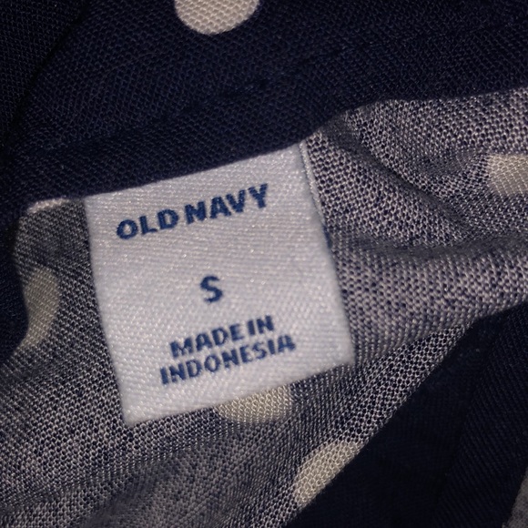 OldNavy Navy Polka Dot Tank Blouse - Picture 6 of 6